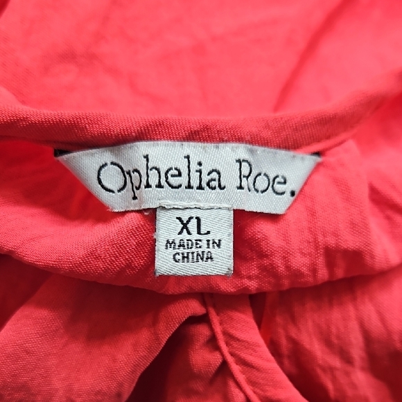 Ophelia Roe Short Sleeve Peasant Tunic Dress Size XL - Picture 9 of 9